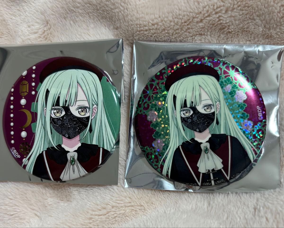 Ave Mujica グリッター缶バッジ 玉座 ver. 若葉睦 モーティス
