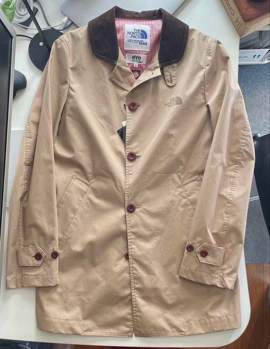 ノースフェイス × JUNYA WATANABE ギャルソン ステンカラーコート 希少 新品 別注 ジュンヤ ワタナベ x ノースフェイス ステン