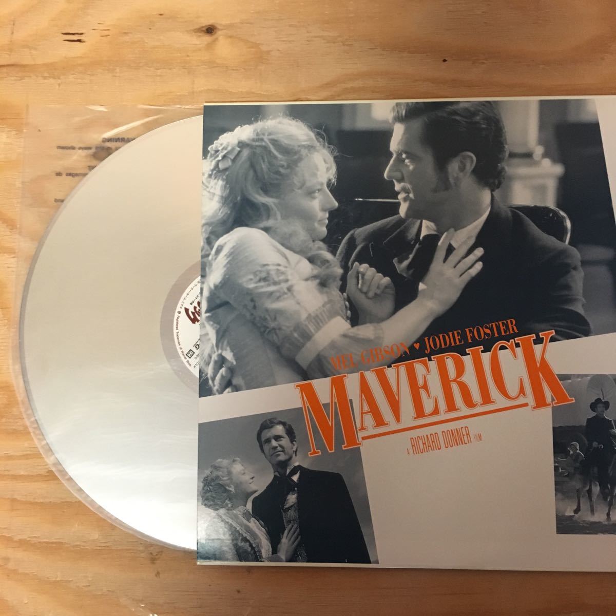 ◎3FJJC-200217　レア［マーヴェリック　MAVERICK］LD　レーザーディスク　メル・ギブソン　リチャード・ドナー_画像5