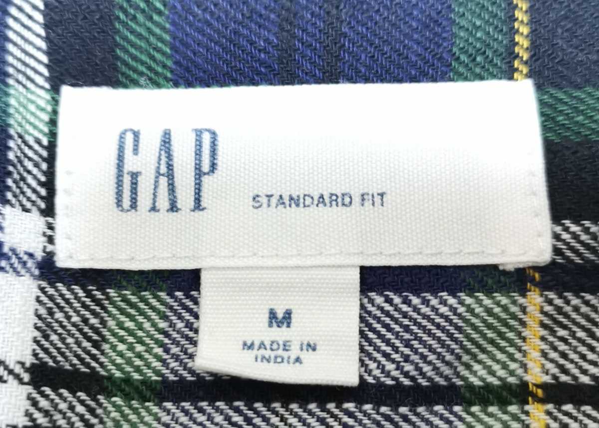 #メンズ(トップス)【GAP】★ギャップ★長袖チェック柄シャツ★長袖シャツ★表記サイズ(M)★送料無料★aj-14