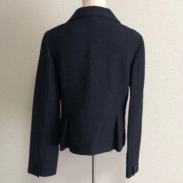  Kiyoshi .* beautiful goods new yo- car long sleeve jacket tweed three button navy 9 number lady's Mrs. formal graduation ceremony go in . type / suit on 