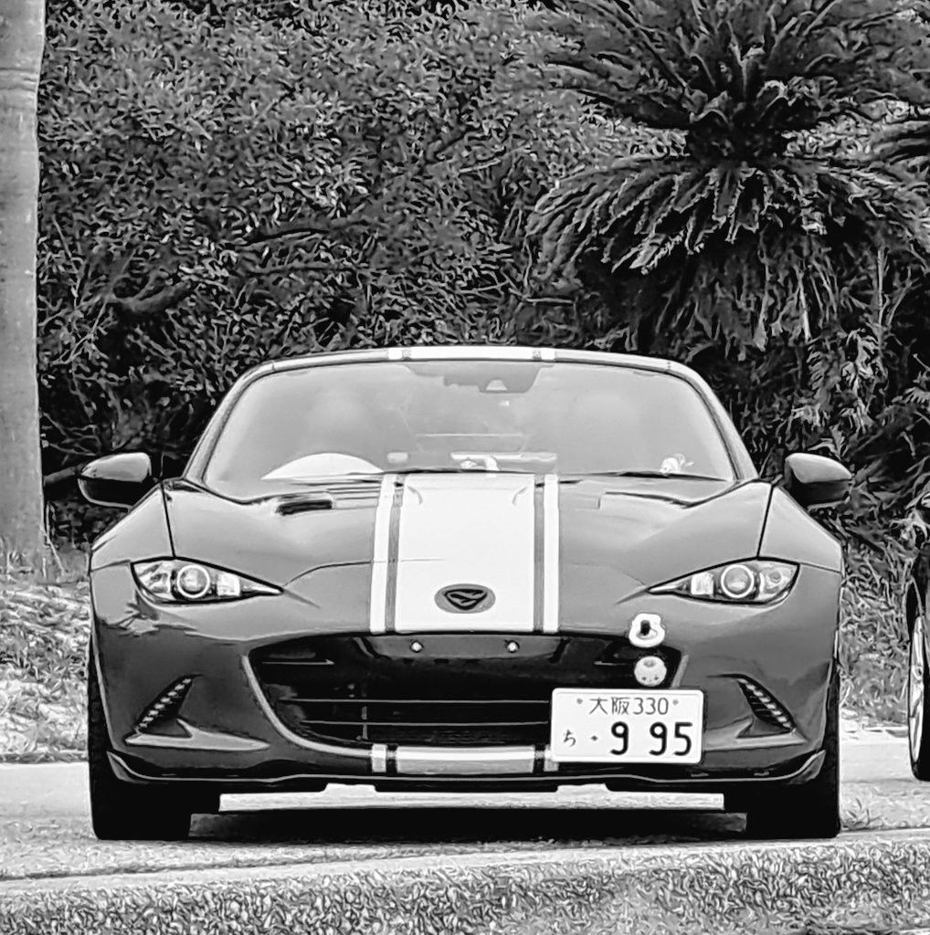 ndロードスター ナンバープレート非売品 MAZDA ND ロードスター ナンバープレート左側オフセットステー