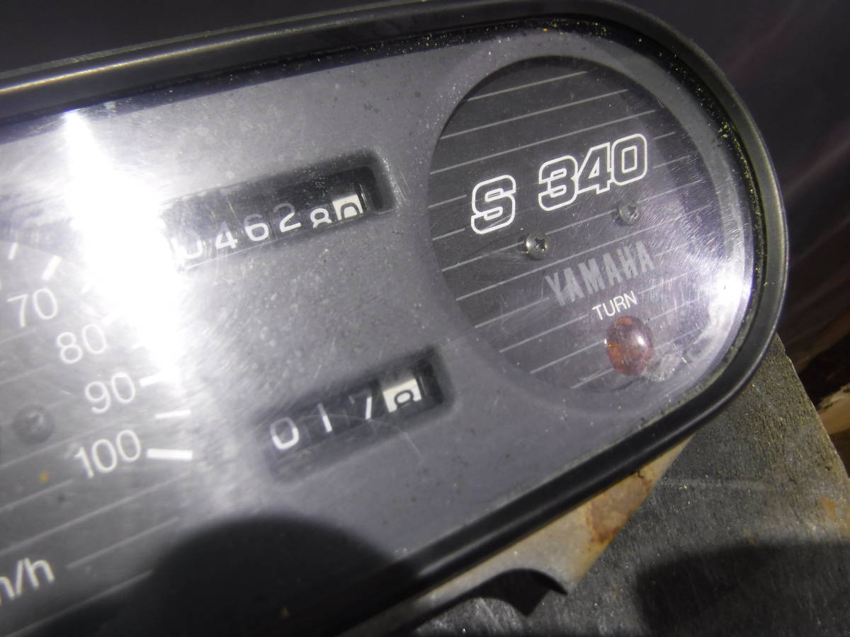  Yamaha S340 ① измерительный прибор Turn лампа есть 