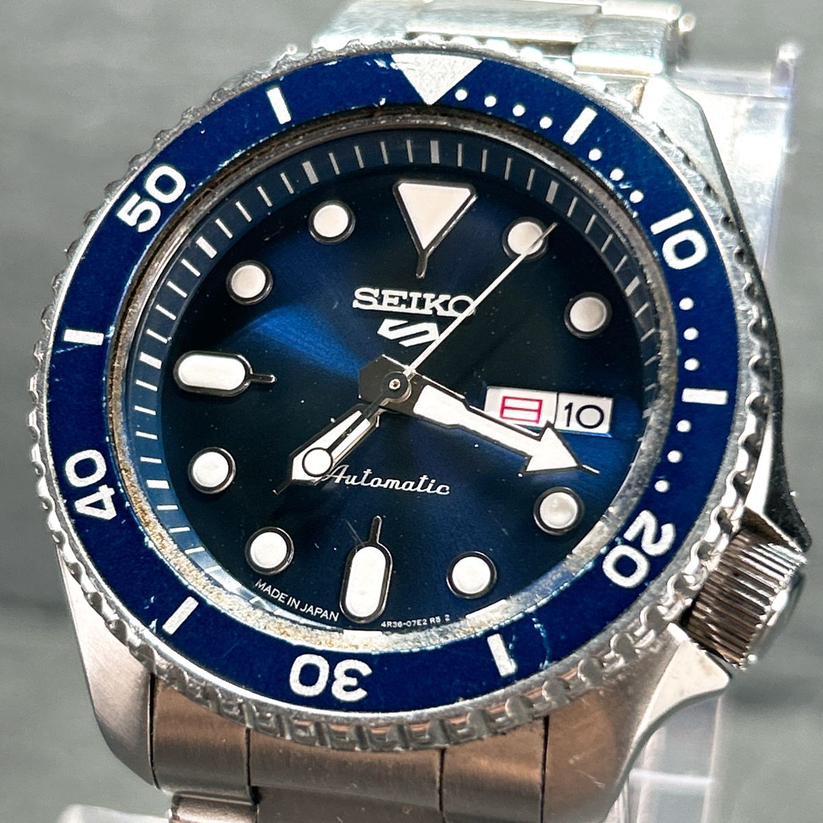 美品 SEIKO セイコー 5スポーツ SBSA001 4R36-07G0 腕時計 自動 美品 SEIKO セイコー 5スポーツ SBSA001 4R36-07G0 腕時計 自動