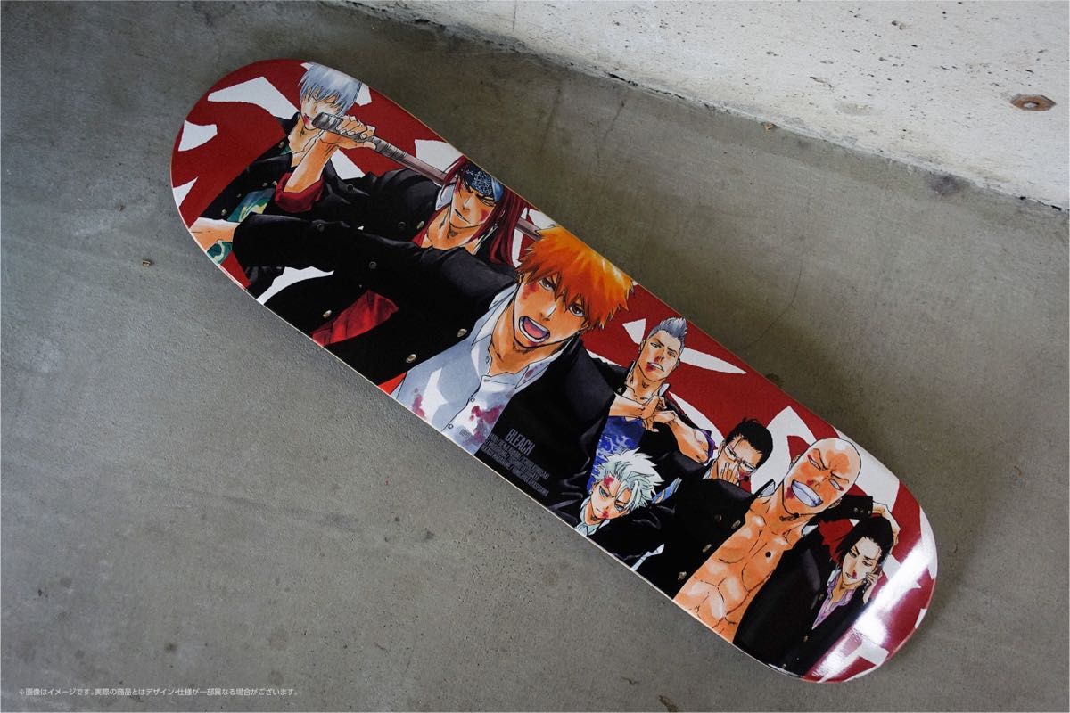 【限定品レア】BLEACHブリーチ護廷高校 デザインデッキ 受注生産品 スケボー BLEACH ブリーチ護廷高校 デザインデッキ BLEACHファンクラブ