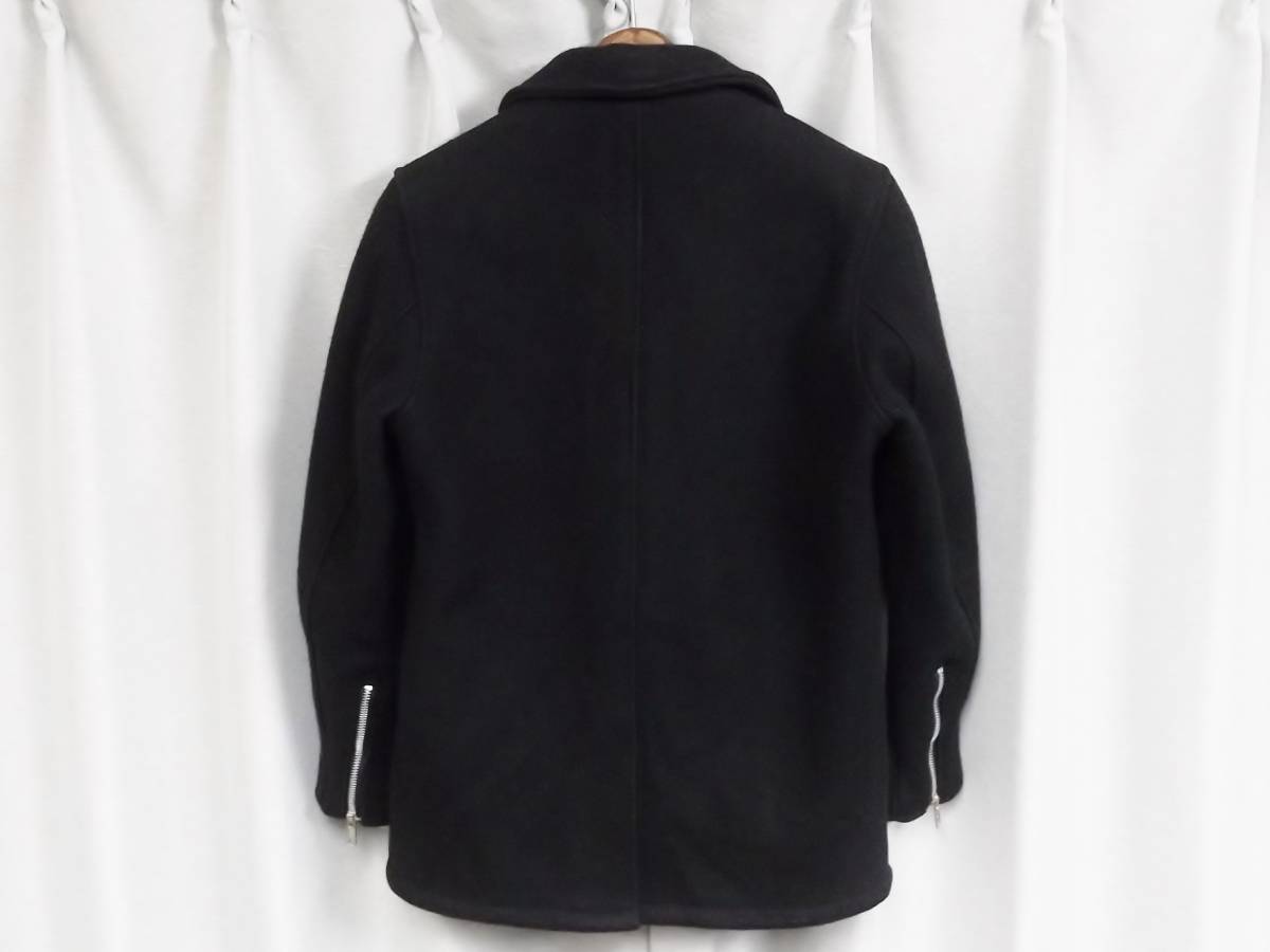 希少16 Schott ショット ワンスター ライダース Pコート 768B 黒 希少16 Schott ショット ワンスター ライダース Pコート 768B 黒