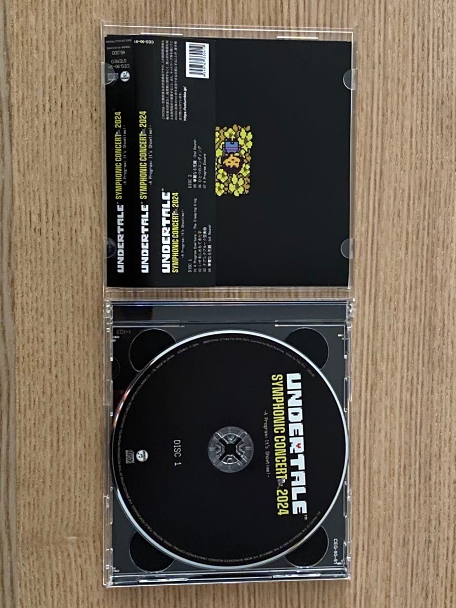 UNDERTALE コンサート CD 2024 4枚セット 限定品 アンダーテール UNDERTALE コンサート CD 2024 4枚セット 限定品 アンダーテール