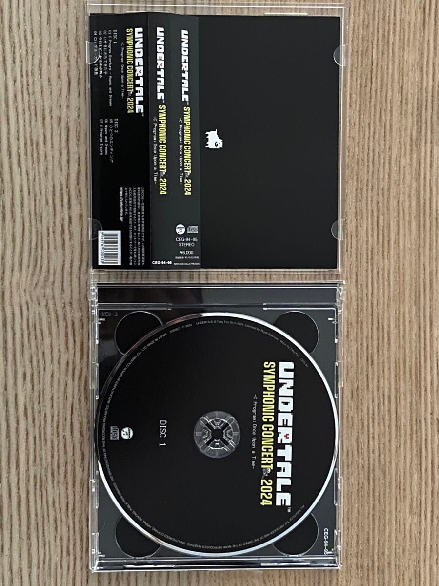 UNDERTALE コンサート CD 2024 4枚セット 限定品 アンダーテール UNDERTALE コンサート CD 2024 4枚セット 限定品 アンダーテール