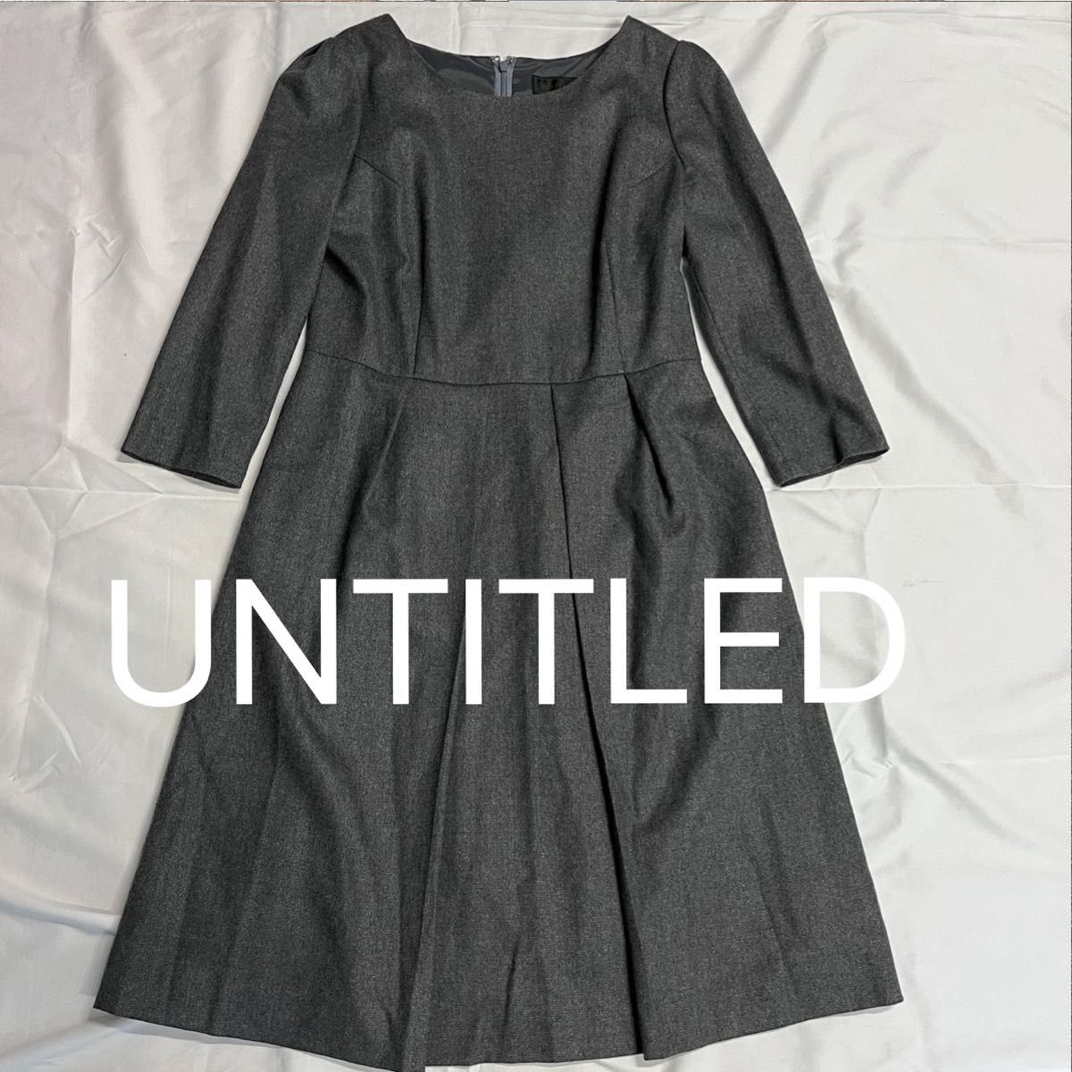 美品 UNTITLED アンタイトル Aラインワンピース オケージョン