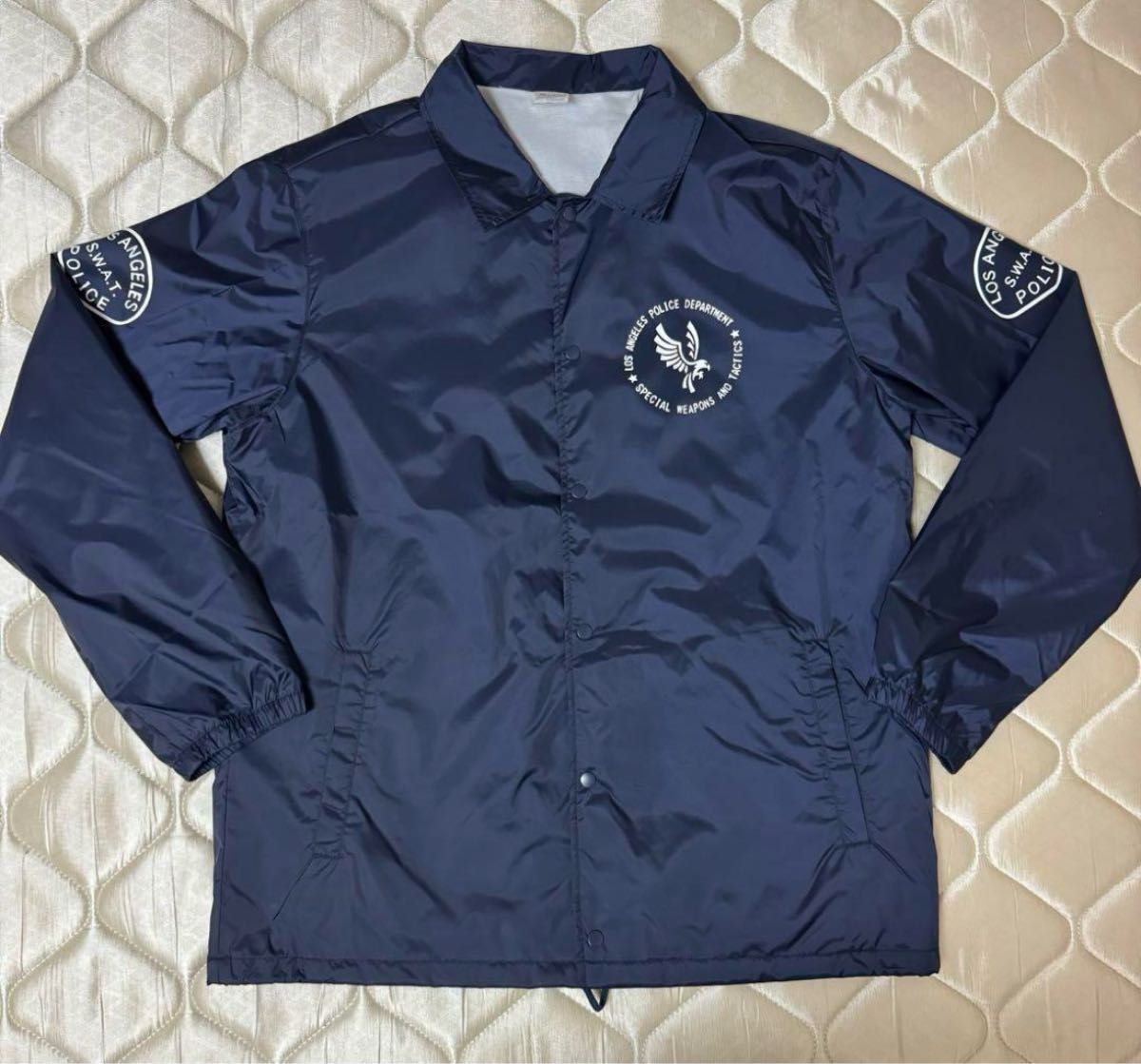 少数入荷 スワット LAPD SWAT コーチジャケット ネイビー XL 少数入荷 スワット LAPD SWAT コーチジャケット ネイビー XL