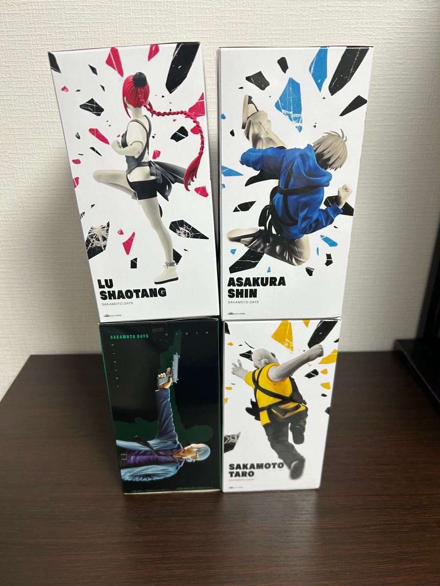 SAKAMOTO DAYS フィギュア 4種セット 坂本太郎 朝倉シン ルー SAKAMOTO DAYS フィギュア 4種セット 坂本太郎 朝倉シン ルー