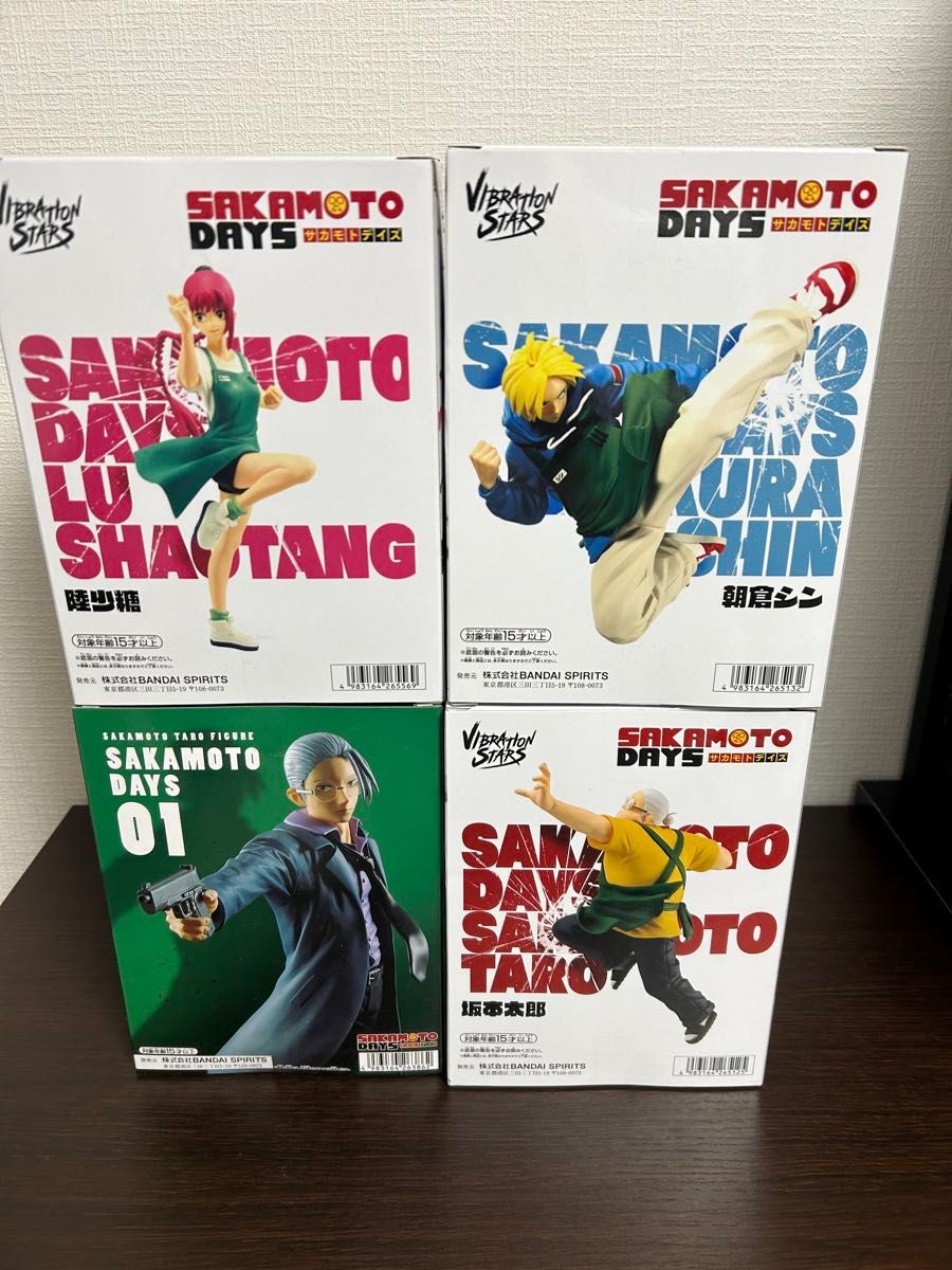 SAKAMOTO DAYS フィギュア 4種セット 坂本太郎 朝倉シン ルー SAKAMOTO DAYS フィギュア 4種セット 坂本太郎 朝倉シン ルー
