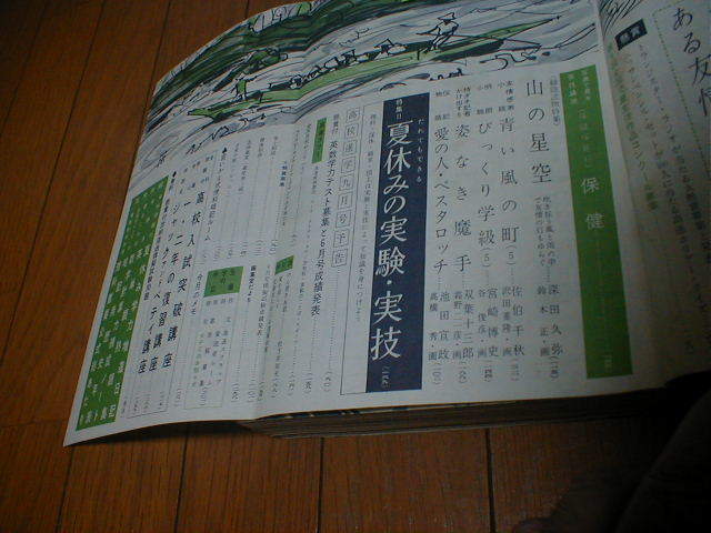 高校進学1960/8 佐伯千秋 宮崎博史 双葉十三郎 チリ津波被害/大船渡市4P やなせたかし 保健体育/身長体重/胸囲測定 _画像1