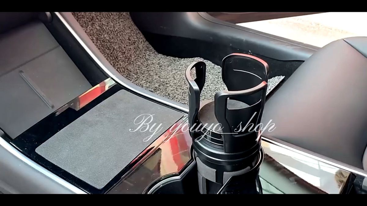 車 ドリンクホルダー ダブル マルチホルダー 2in1 カップホルダー 車内用品 コンパクト