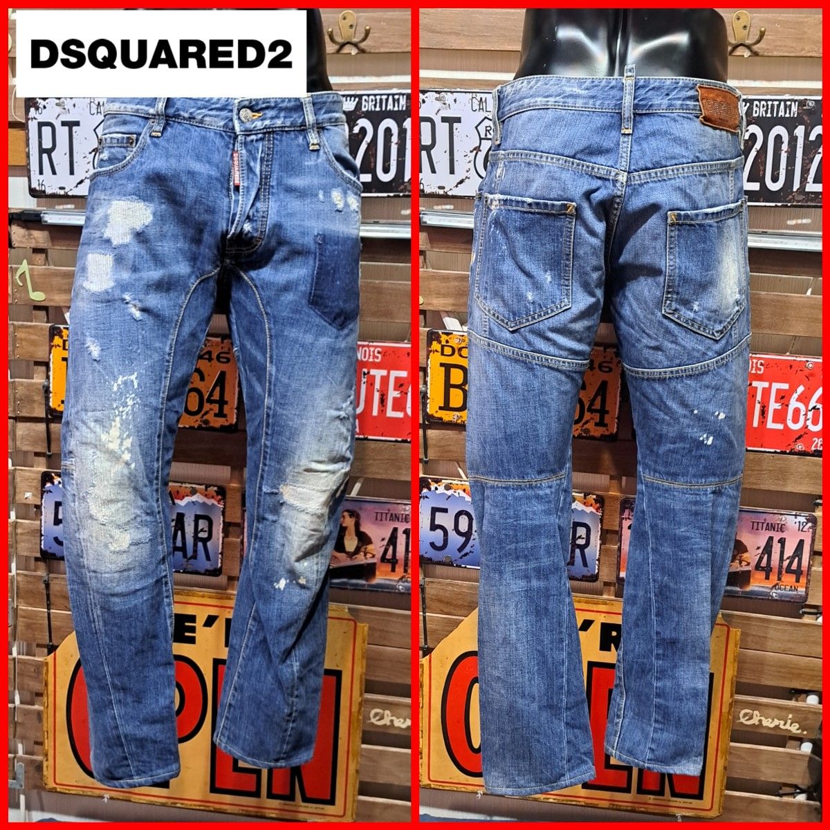 Dsquared2 ディースクエアード Tidy Biker Jean タイディー Dsquared2 ディースクエアード Tidy Biker Jean タイディー
