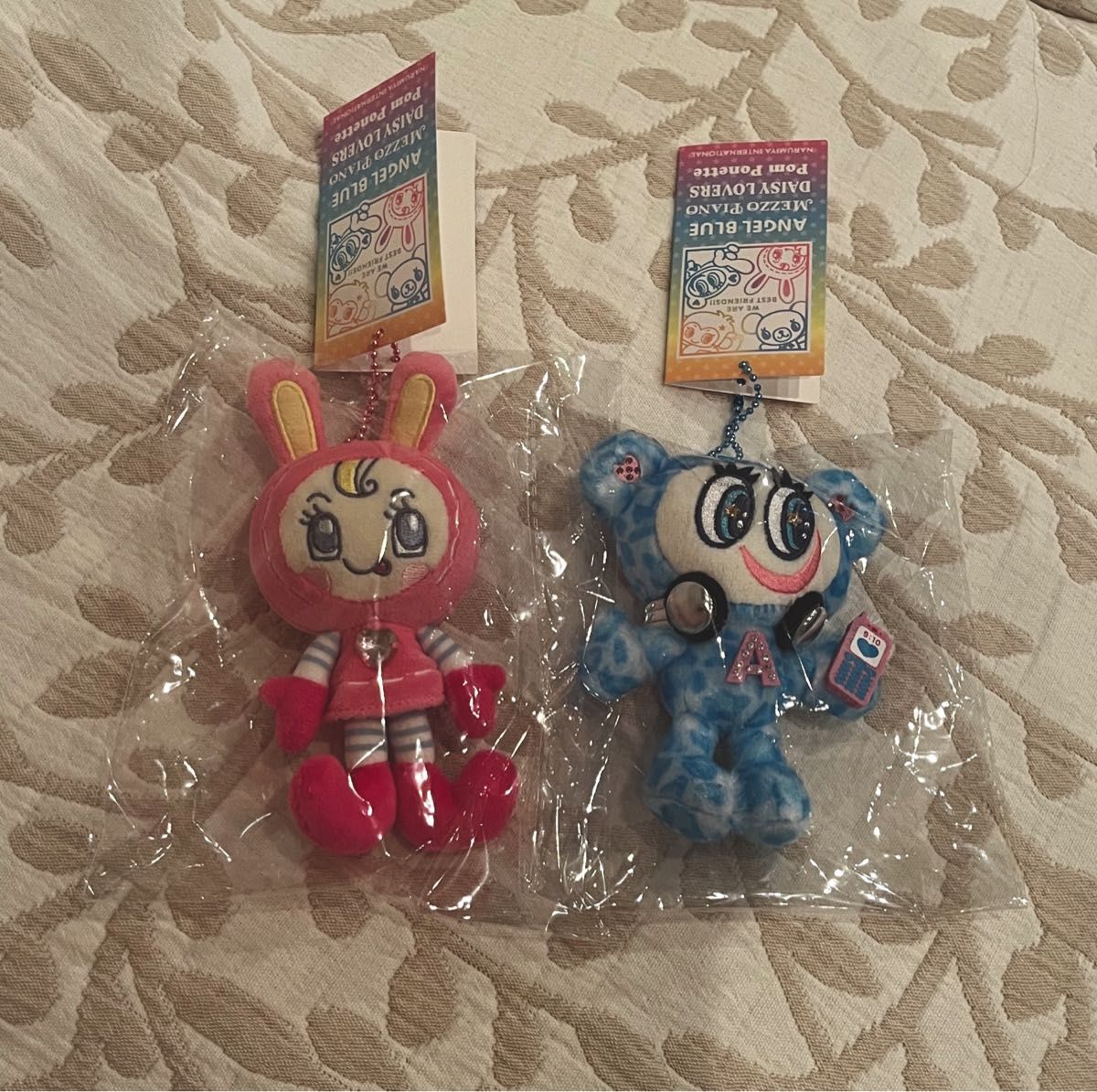 2点】ベリエちゃん レオパード ぬいぐるみ チャーム ピンク 2点】ベリエちゃん レオパード ぬいぐるみ チャーム ピンク