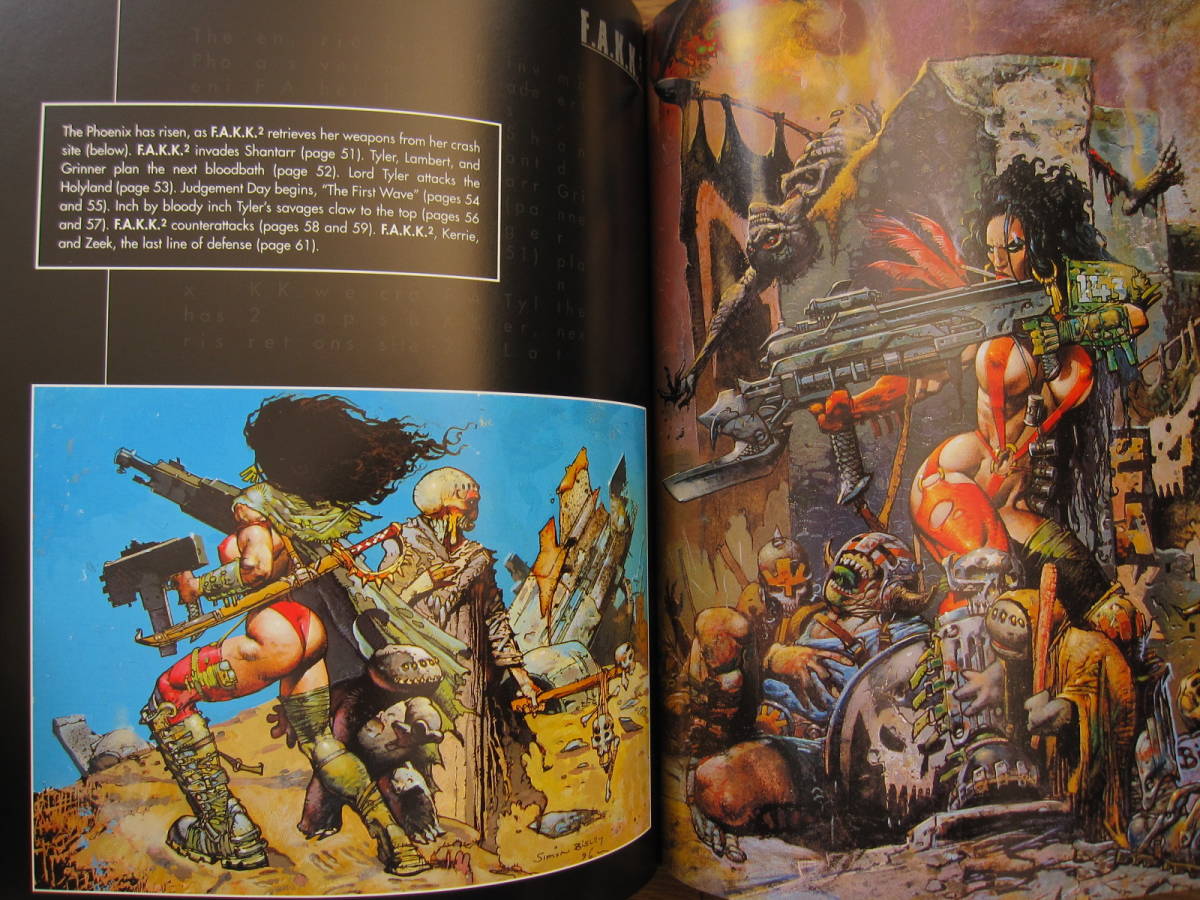 simon bisley サイモン・ビズレー 画集-