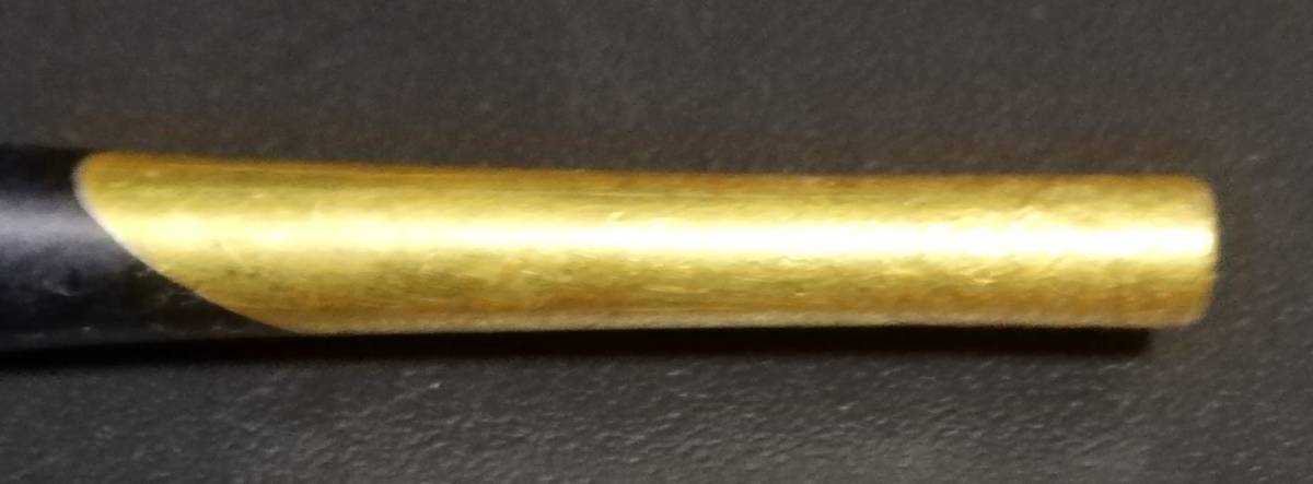 キセル 純金 刻印 長さ約１９cm 総重量約２４g_画像2