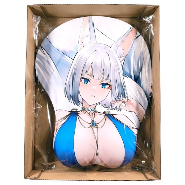 ソフトガレージ アズールレーン 加賀 白羽の貴華Ver. 等身大 おっぱいマウスパッド / Yostar 公式 正規品 azur lane mouse