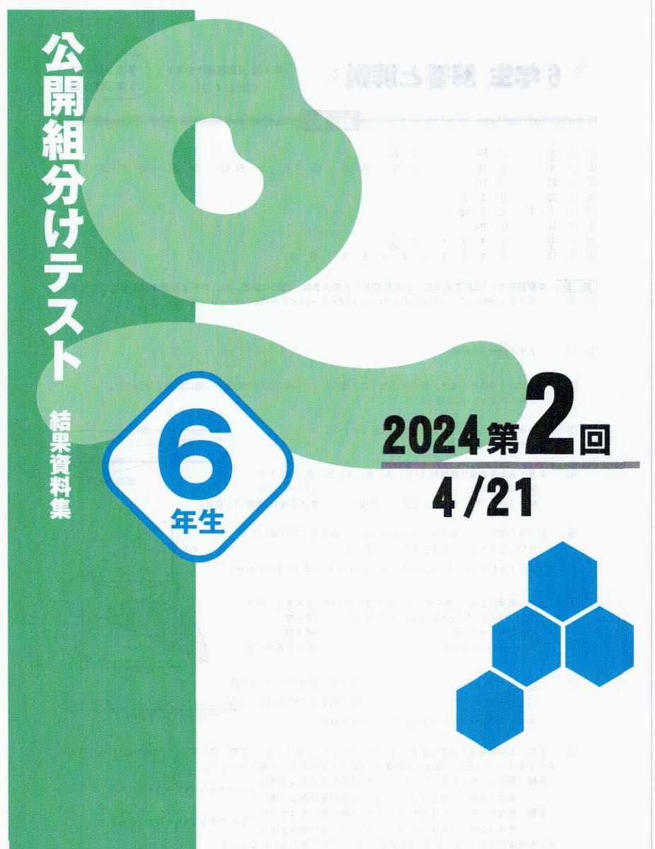 2024年度実施 6年 組分け 合不合テスト 8セット 四谷大塚 早稲田アカ 2024年分四谷大塚・早稲田アカデミー共通の小学6年生 第1回〜第