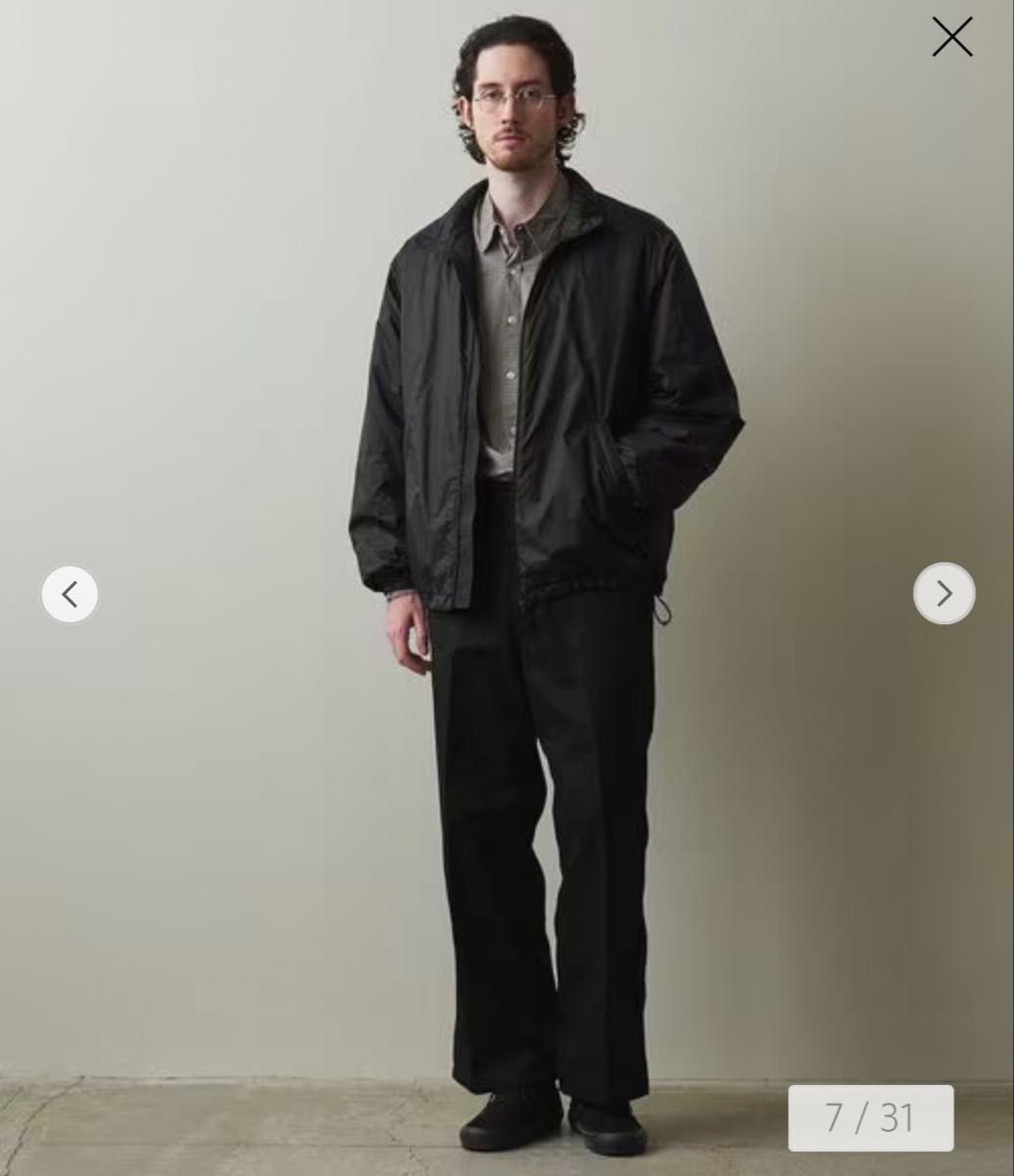 Steven Alanパーテックス オーバル スタンドカラー ブルゾン Steven Alanパーテックス オーバル スタンドカラー ブルゾン