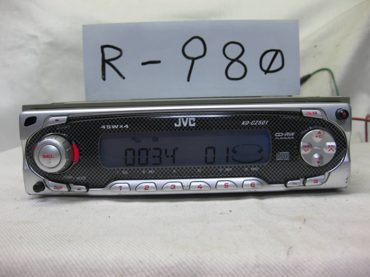 R-980 JVC Victor KD-CZ501 1D размер CD панель возмещение есть 
