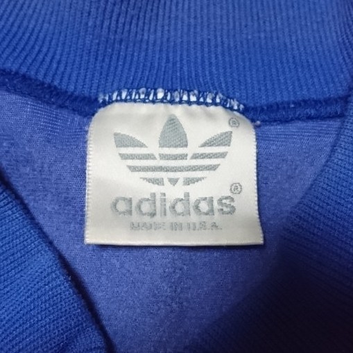 Paypayフリマ 80s Adidasアディダス Atp 青 白赤ライン ジャージ Usa製 Paypayフリマ 80s Adidasアディダス Atp 青 白赤ライン ジャージ Usa製