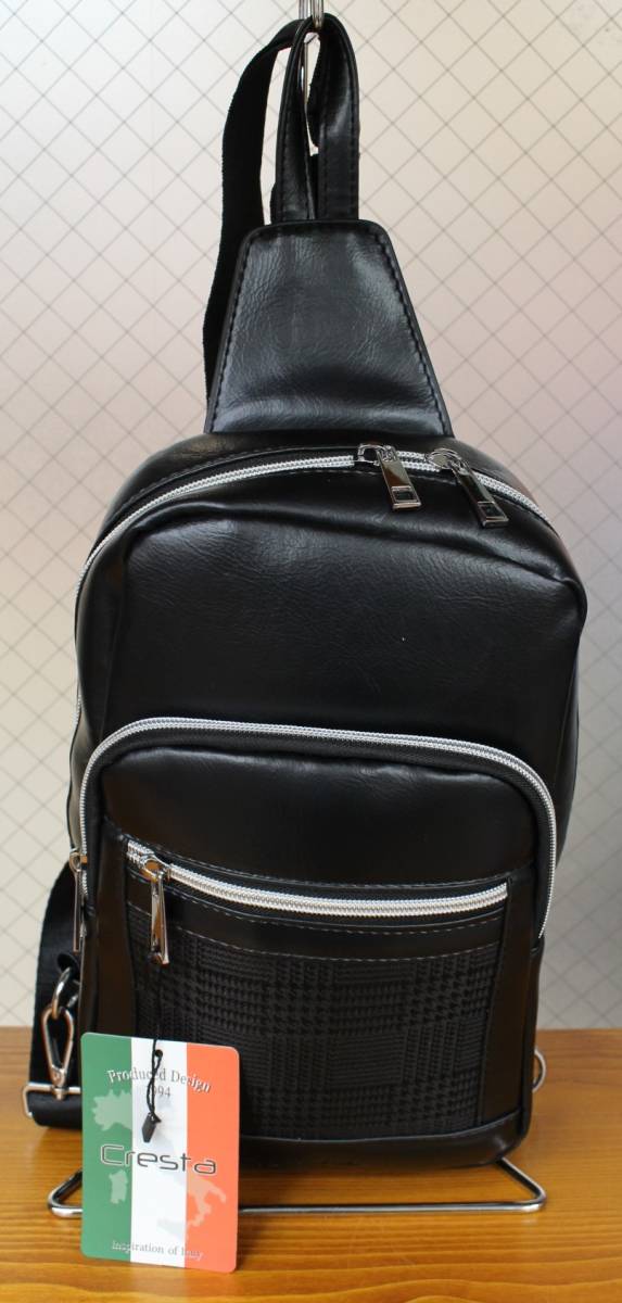 新品・展示品】Cresta ボディバッグ カラー:ブラック 14402600(16640
