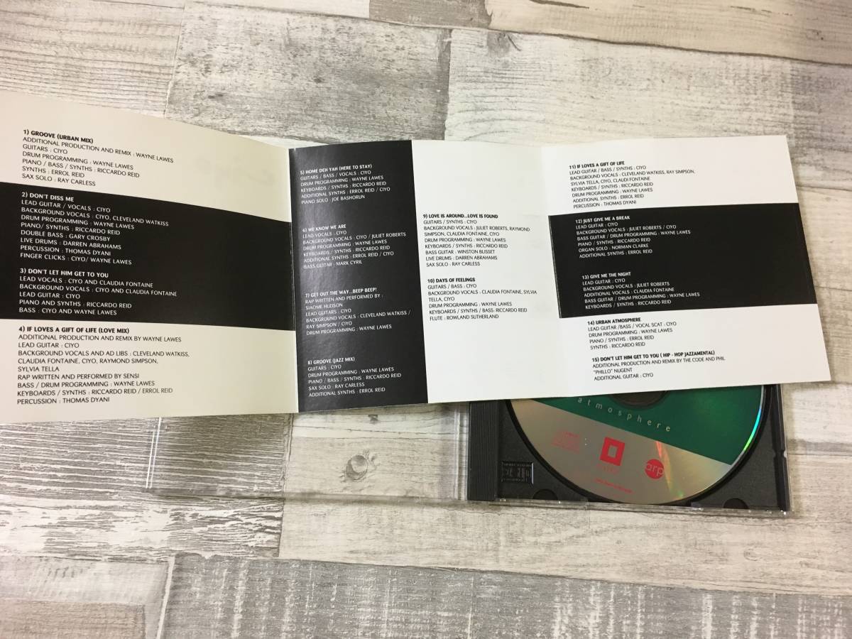 超希少！！入手困難！！JAZZ/フュージョン CD CIYO『urban atmosphere』DISK1枚 全15曲_画像3
