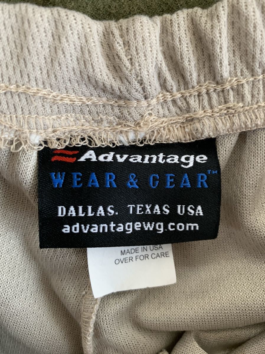 米軍 実物 放出品 タイツ Advantage WEAR & GEAR タクティカル アンダー インナー スパッツ ロング サイズ M サバゲー MEDIUM 極美品 T_画像2