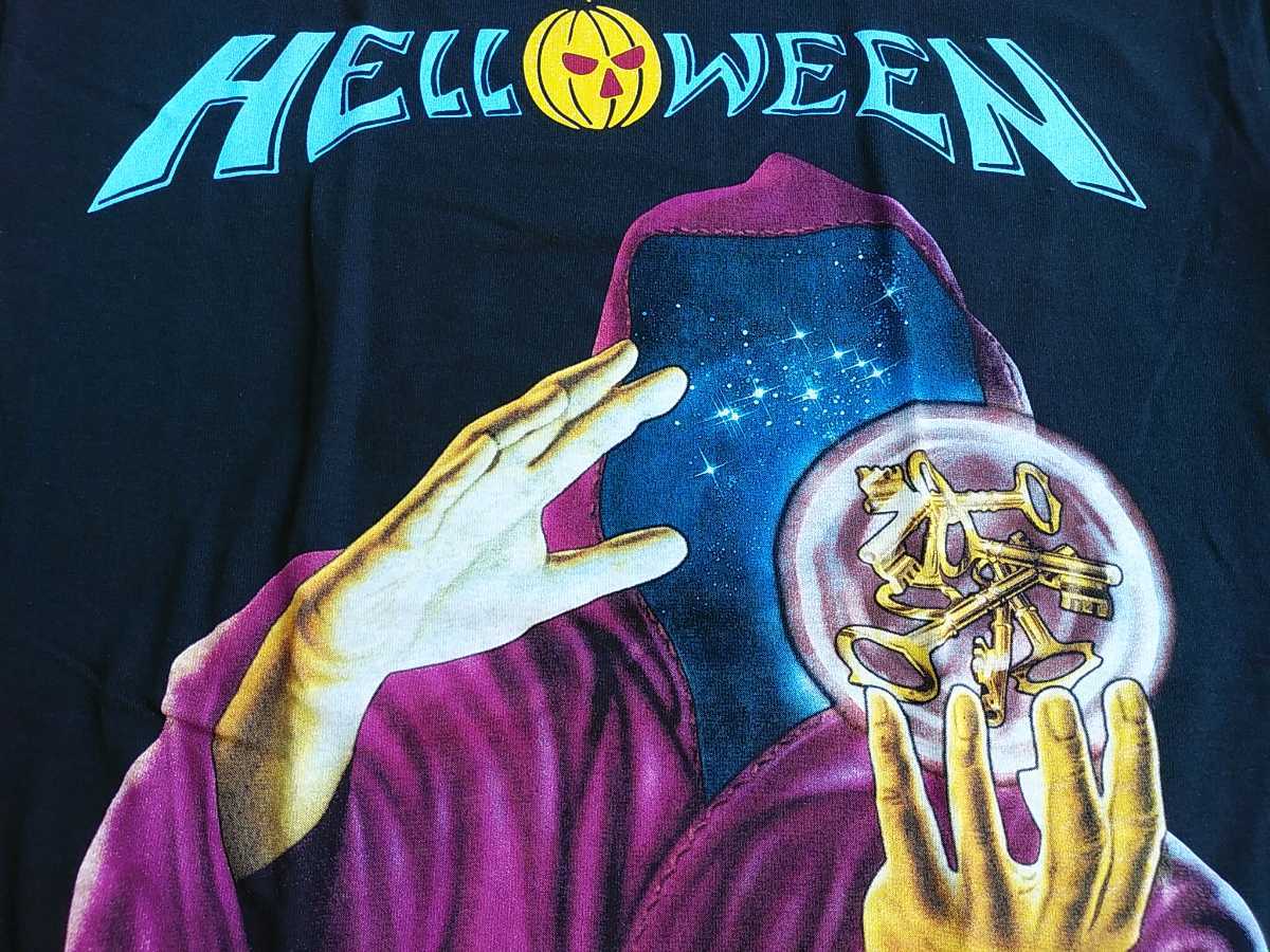 HELLOWEEN Tシャツ seven keys tour '87 黒M ハロウィン / judas priest iron maiden metallica accept blind guardian motorhead_画像2