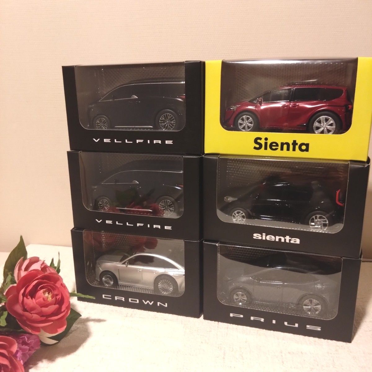 トヨタ プルバックカー ベルファイア プリウス シエンタ クラウン 非売品 6台セット