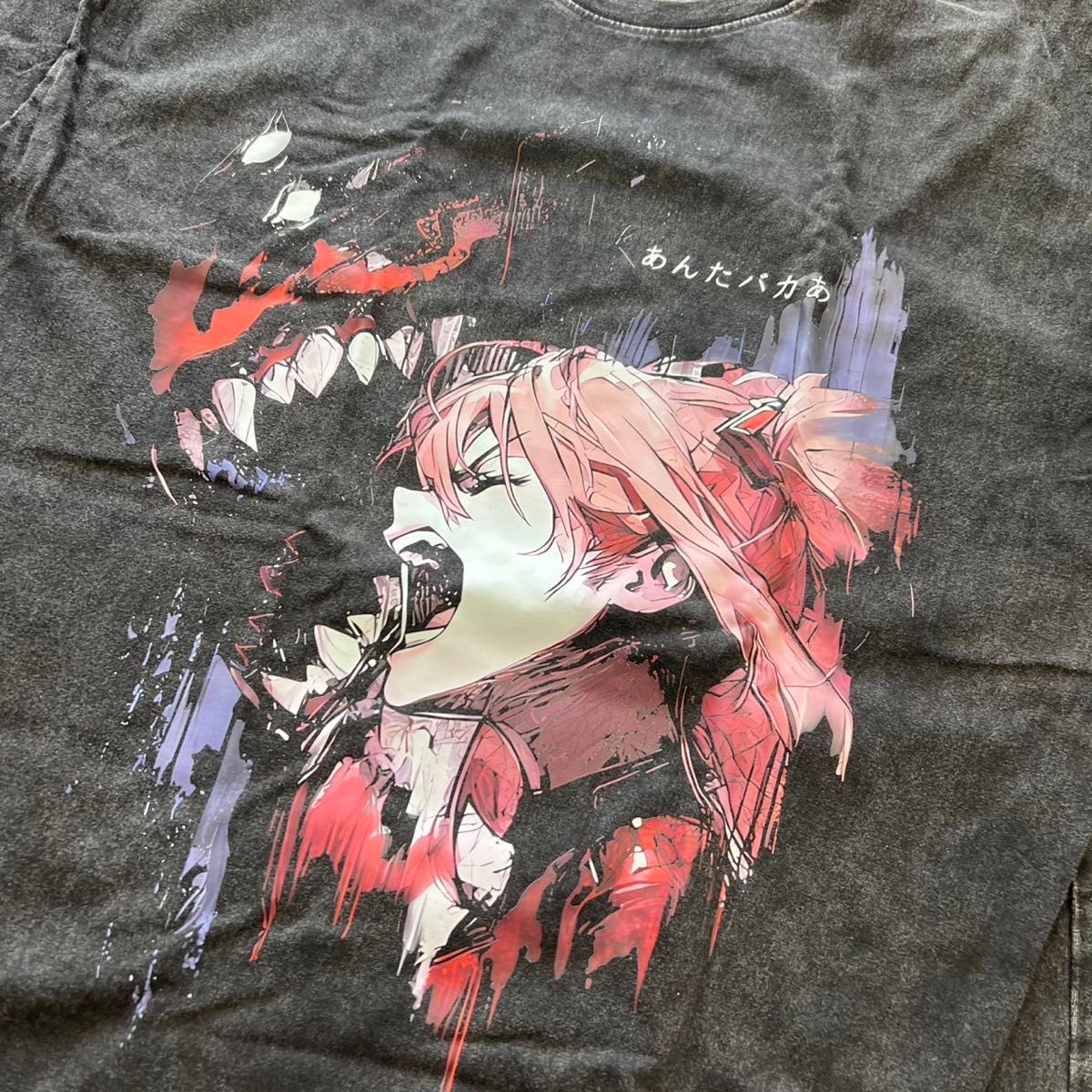 eva tee 新世紀 エヴァンゲリオン 惣流・アスカ・ラングレー Tシャツ 加工 ビンテージ  綾波レイ 碇シンジ 葛城ミサト