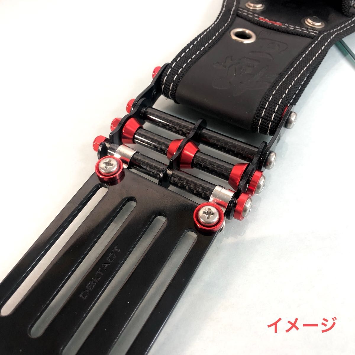 ニックス風 腰道具ダブルタクトD環止めチェーン受け金具浅型 ニックス風 腰道具ダブルタクトD環止めチェーン受け金具浅型