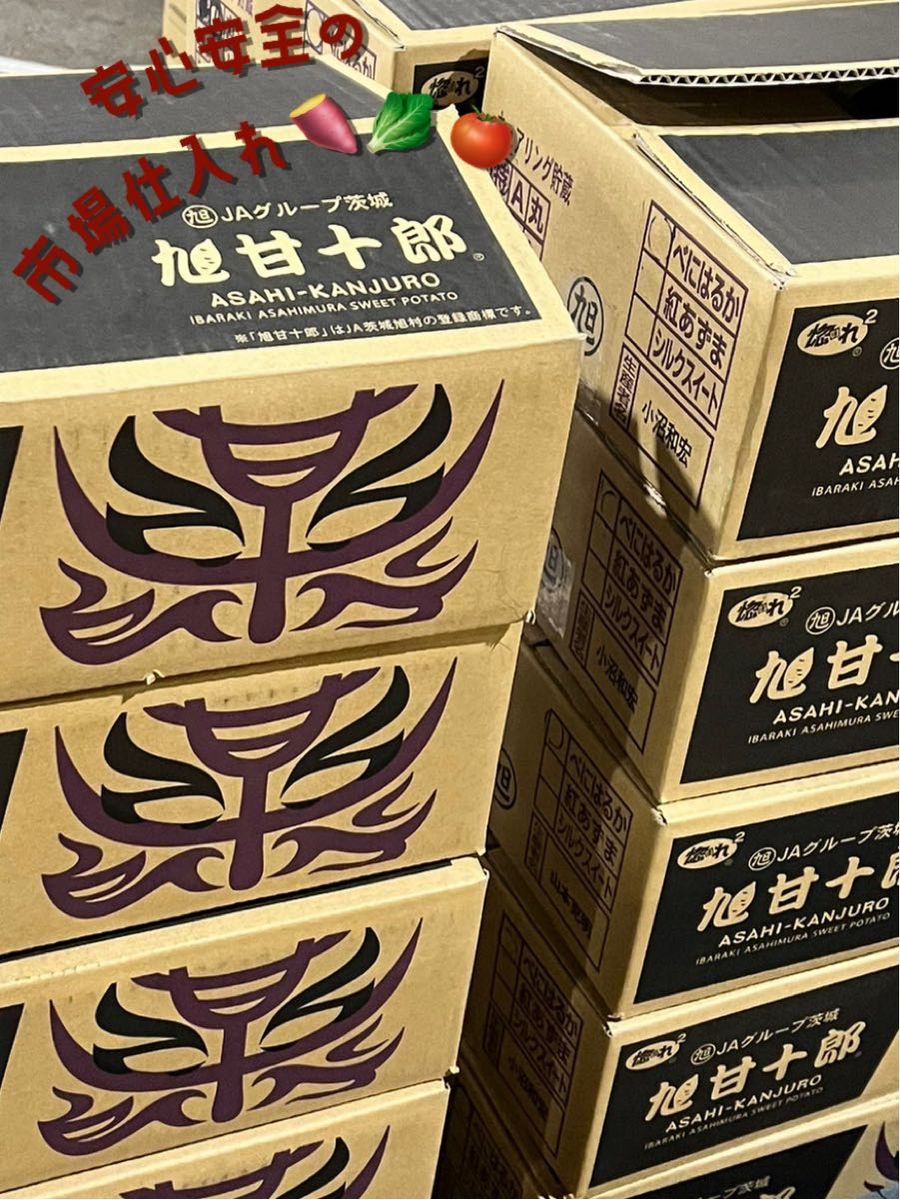 茨城県産 旭甘十郎紅はるか [丸]Sサイズ 約5kg 長期熟成さつまいも