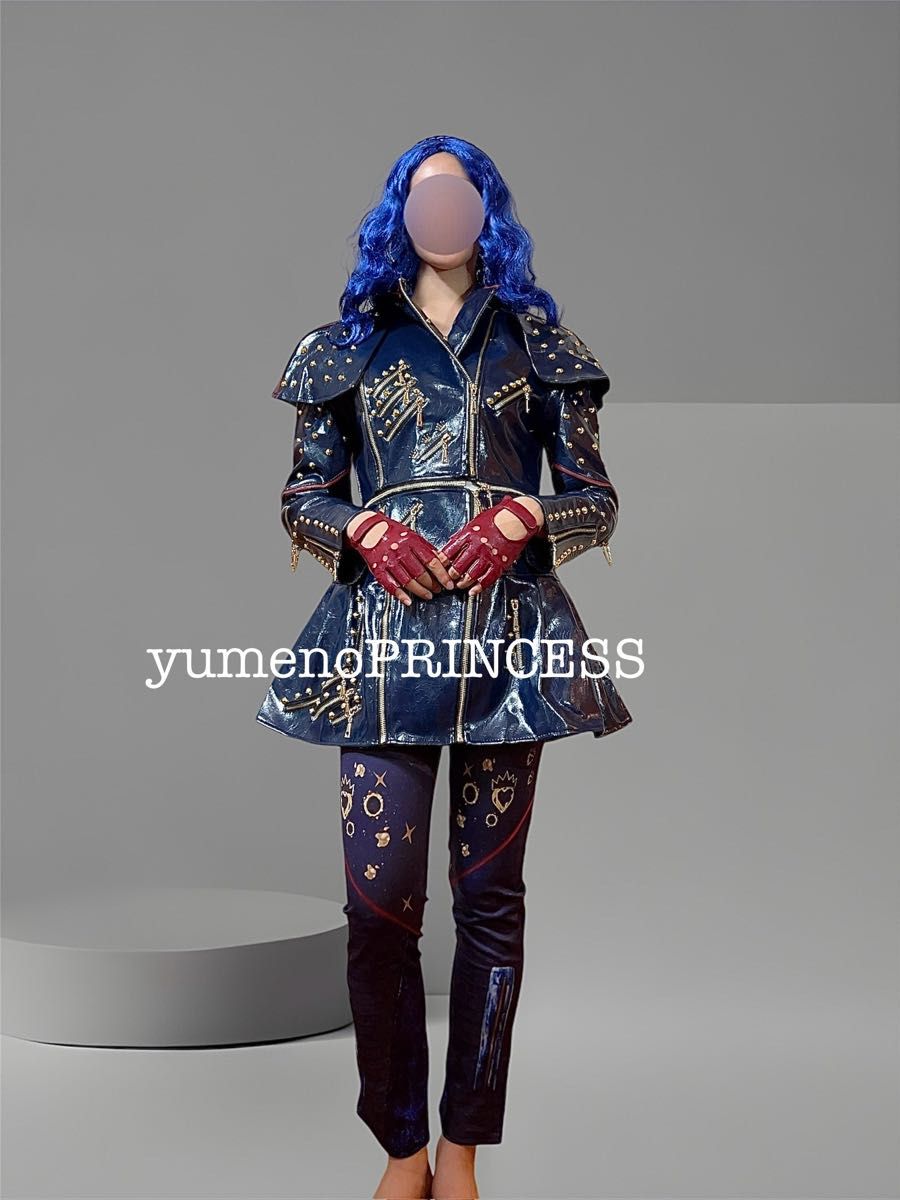 即納 ディズニー ディセンダント2 イヴィ コスプレ衣装 Dハロ 即納 ディズニー ディセンダント2 イヴィ コスプレ衣装 Dハロ