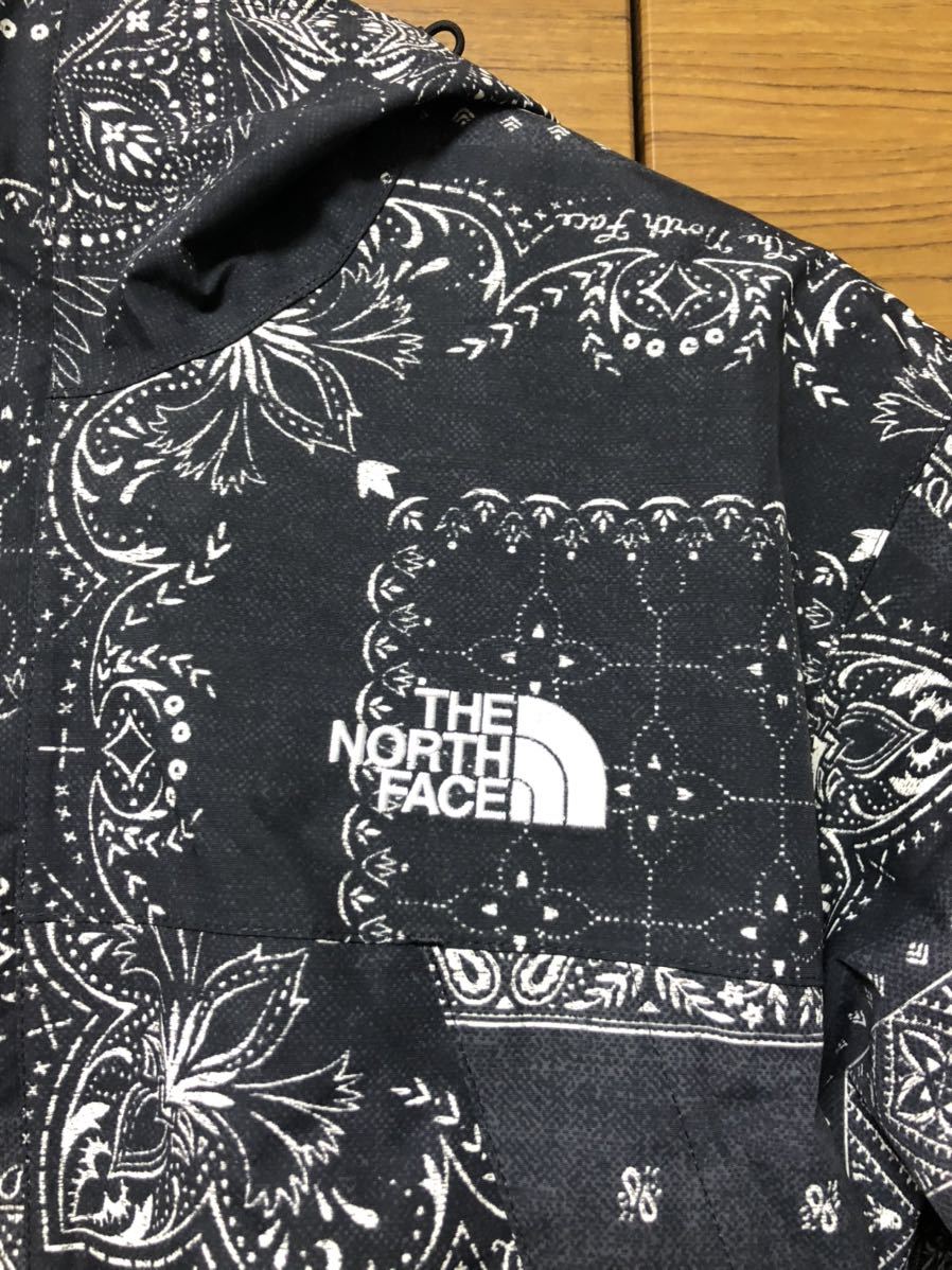 定価以下【M】The North Face Novelty Scoop Jacket Bandana Black 黒 新品未使用 ノースフェイス スクープ ジャケット バンダナ supreme_画像2