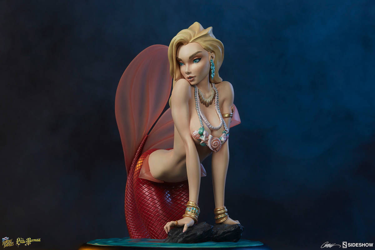 The Little Mermaid ：リトルマーメイド(Morning) Statue by Sideshow (サイドショウ)Collectibles_画像3