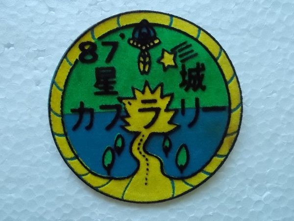 80s ボーイスカウト 日本連盟 星城 カブラリー 刺繍 ワッペン /ガールスカウト カスタム 制服 自然 ビンテージ v56_画像1