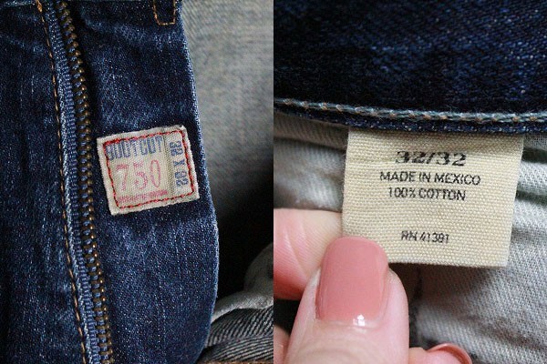 ポロラルフローレン ブーツカット デニムパンツ (32x32) USED加工 POLO