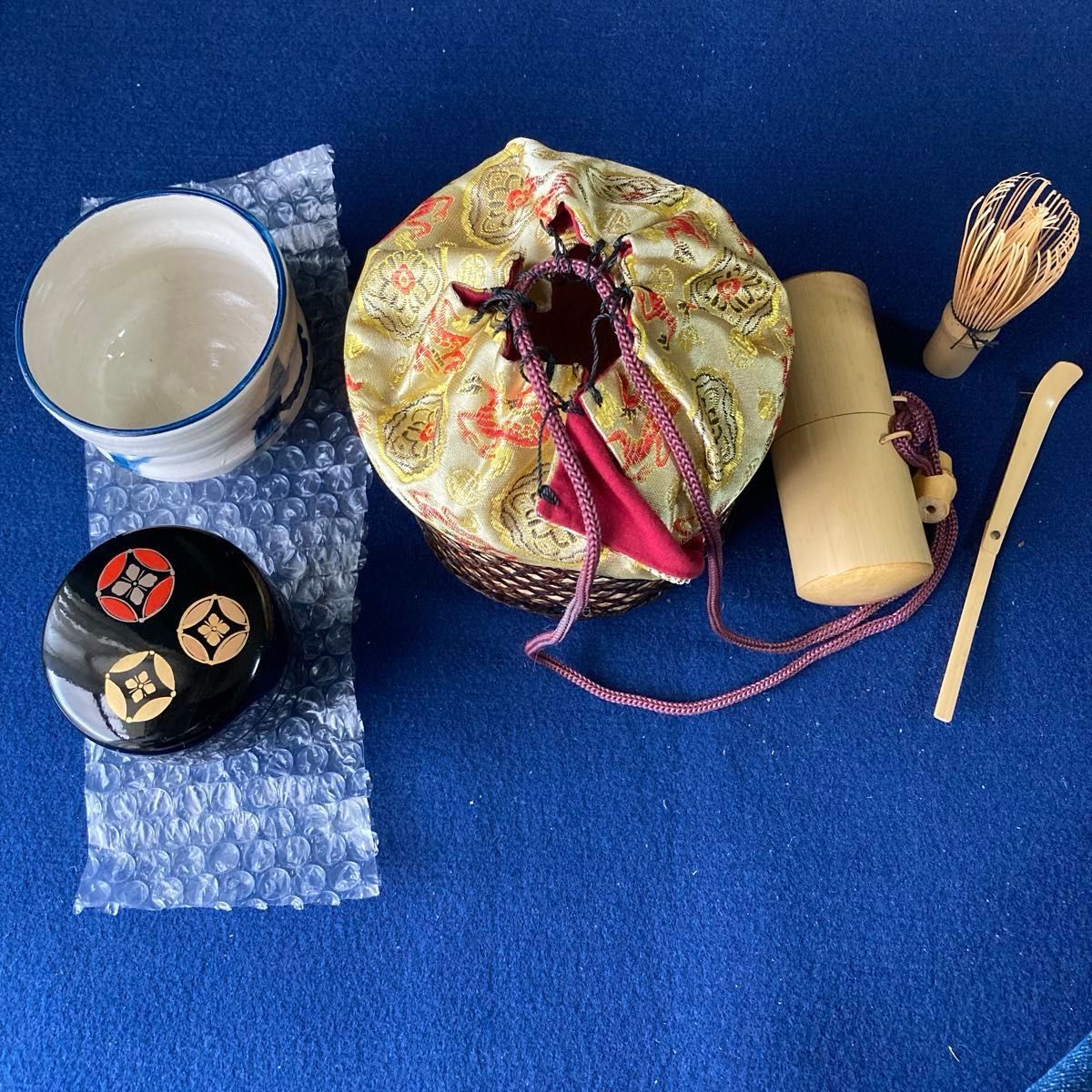 茶道具 茶籠 茶碗 折茶杓 棗 茶筅 /茶道 利休 裏千家 野点セット 茶道具 茶籠 茶碗 折茶杓 棗 茶筅 /茶道 利休 裏千家 野点セット