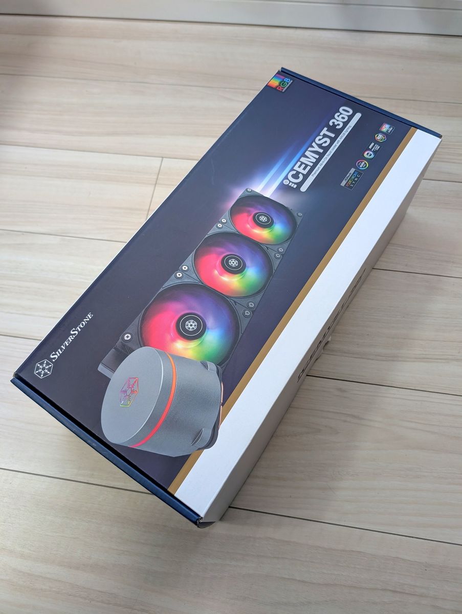 Silverstone「IceMyst 360 SST-IM360-ARGB」簡易水冷クーラー