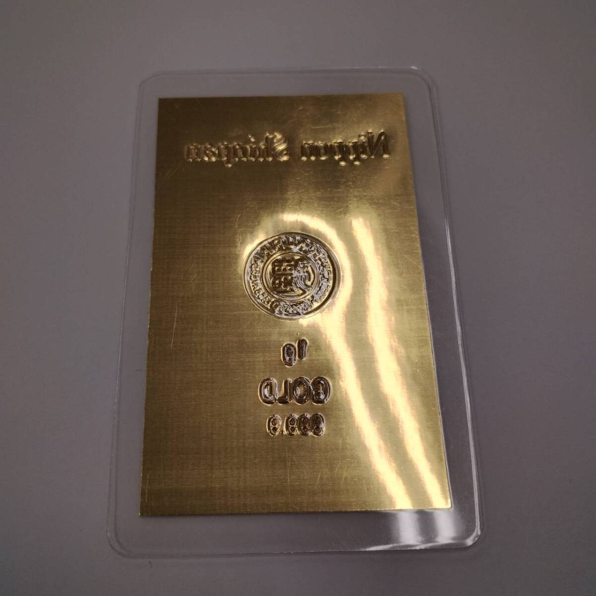 7715 純金 徳力 ラミネートカード 日本信販 K24 999.9 TOKURIKI 7715 純金 徳力 ラミネートカード 日本信販 K24 999.9 TOKURIKI