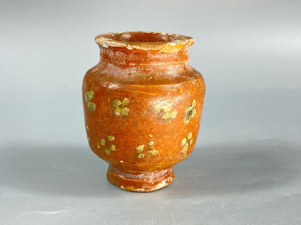 福蔵】中国古玩 唐三彩 遼三彩 小壺 骨董 古美術 時代物 唐物 福蔵】中国古玩 唐三彩 遼三彩 小壺 骨董 古美術 時代物 唐物