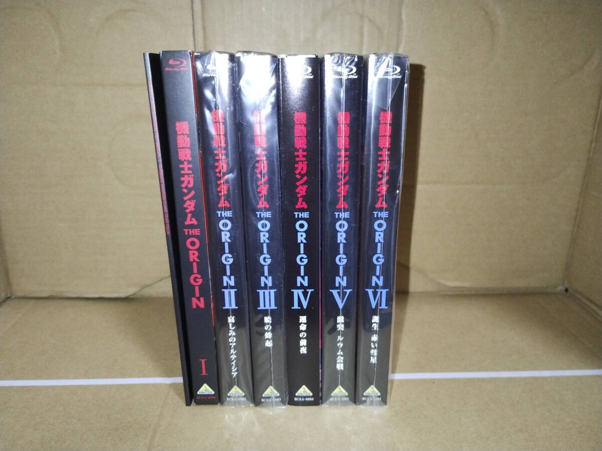 ♪送料無料 即決 機動戦士ガンダム THE ORIGIN Blu-ray 全6巻 初回版セット♪