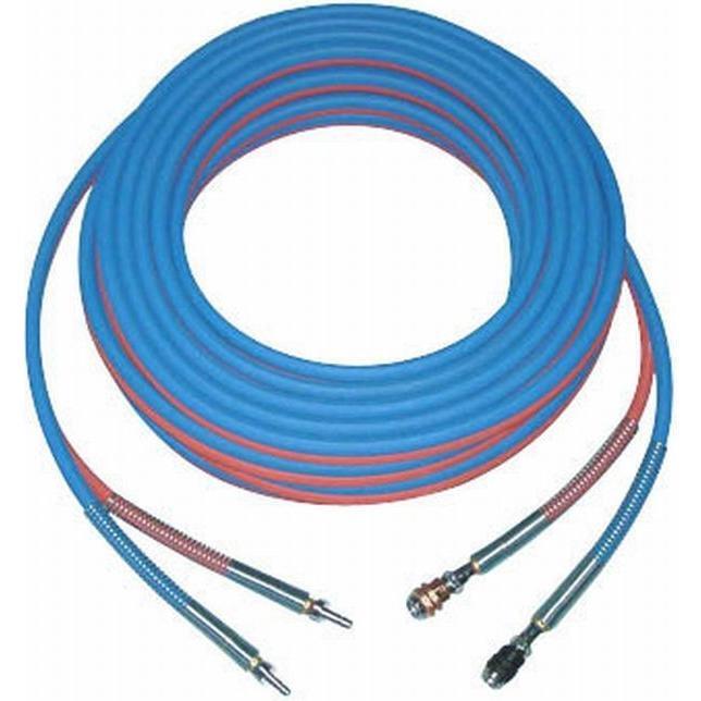 細径ツインホース30m ワンタッチカプラ付き 酸素+アセチレン 細径ツインホース30m ワンタッチカプラ付き 酸素+アセチレン
