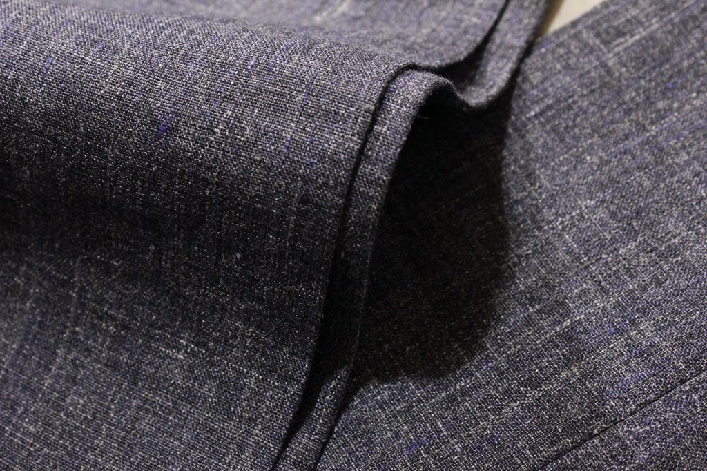 BARBA 新品4万円程度 バルバ NAPOLI リネン100%ブルー BARBA 新品4万円程度 バルバ NAPOLI リネン100%ブルー
