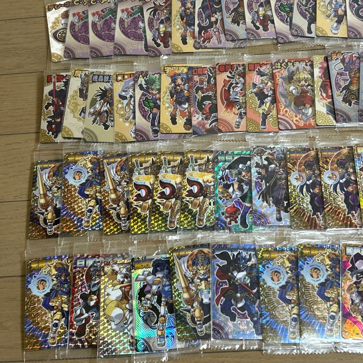 森羅万象チョコ カード 未開封 120枚 開封済み 48枚 大量まとめ 森羅万象チョコ カード 未開封 120枚 開封済み 48枚 大量まとめ
