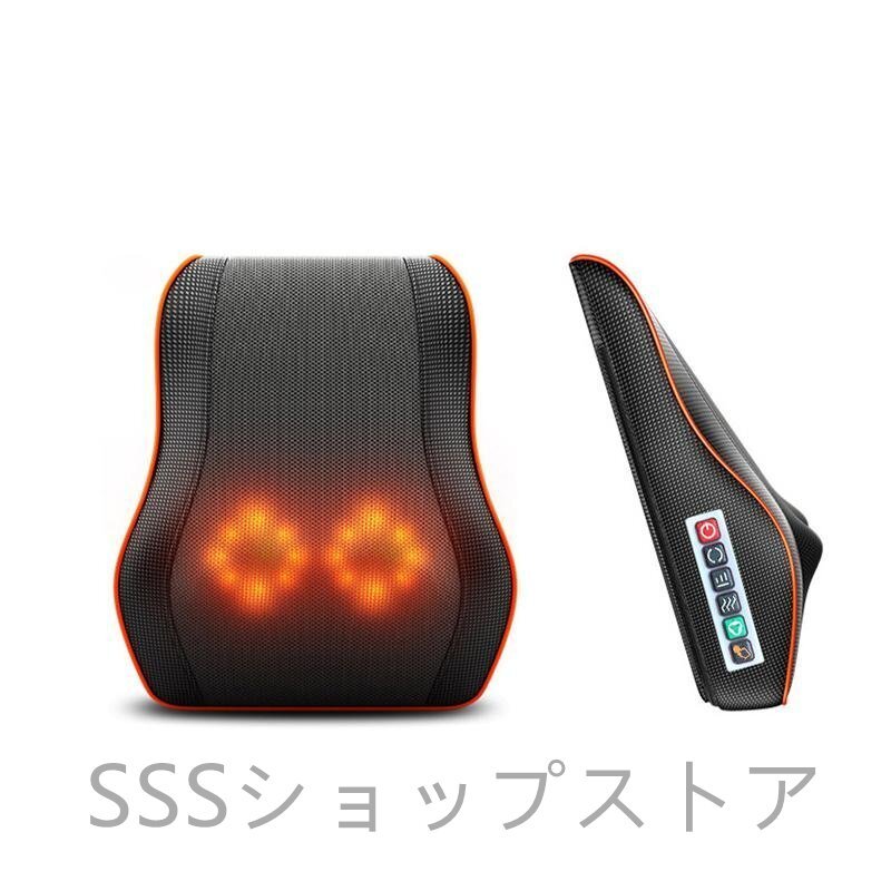 マッサージ器 多機(jī)能マサージ枕 小型 全身 足 背中 肩 首 電熱 ネック 太もも ふくらはぎ 首マッサージャー プレゼント