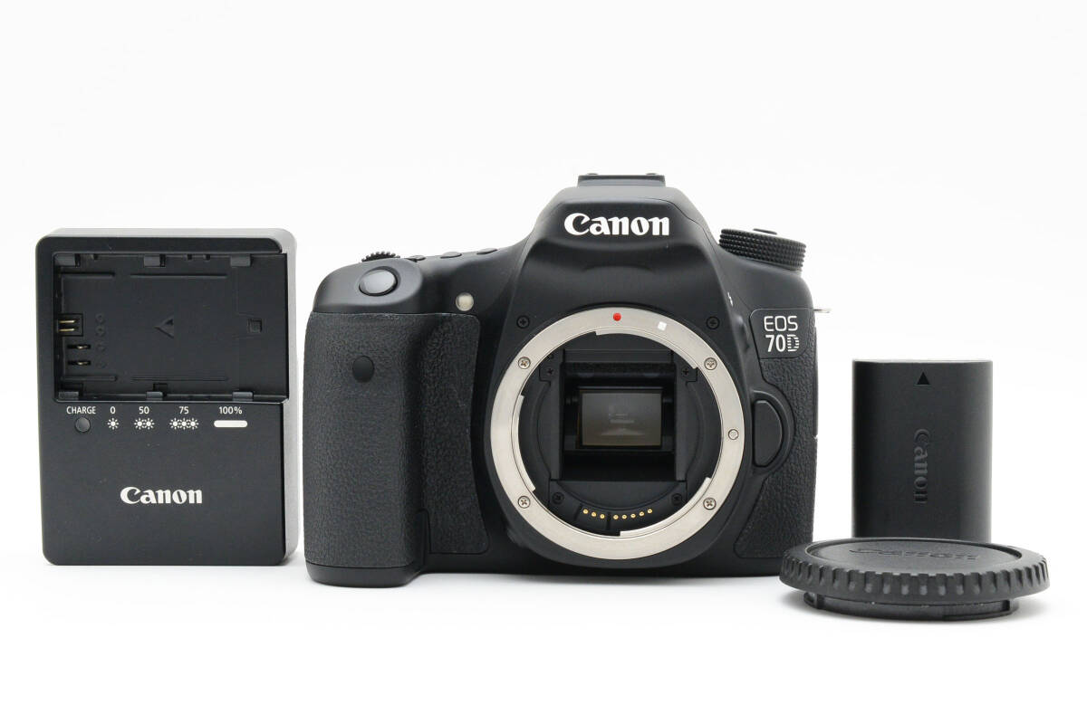 【美品】Canon EOS 70D キャノン キヤノン デジタル一眼レフ カメラ ボディ＃1008